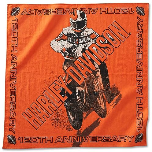 Harley-Davidson Bandana 120 Jahre Racing orange