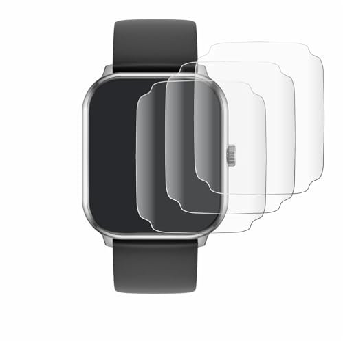Savvies 4 Stück Full-Screen Schutzfolie für Ice-Watch ICE smart 1.0 1.85 Full-Cover Displayschutz-Folie mit Installationshilfe [3D Curved]