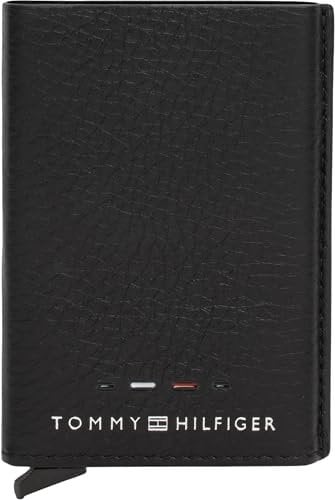 Tommy Hilfiger TH PREMIUM METAL CC HOLDER Kartenetui Herren, Schwarz (Black), OS