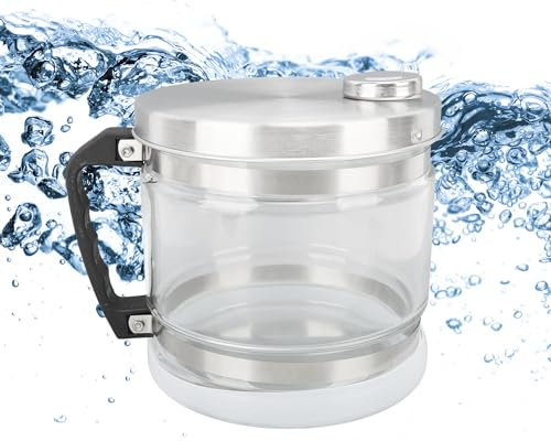 Frasco de Vidrio para Destilador de Agua de 1 Galón, Recipiente de Agua para Destilador de 4 Litros, Jarra de Vidrio para Destilador, Botella de Recolección de Vidrio de Repuesto