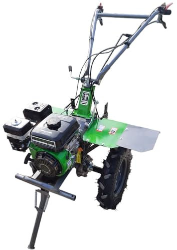 Grünwelt GW-MH130C Motobineuse avec moteur à essence et cultivateur 7 CV