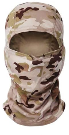 SHSHbuy Cycling mask,Sturmhauben,Camo Gesichtsmaske Gesichtshaube,Skimaske Motorradmaske Hals Gaiter UV-Schutz Balaclavas für Herren Damen Motorrad Radfahren Sport(Tarnfarbe Gelb