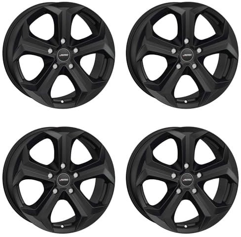 4x AUTEC Felgen Alufelgen XENOS 9.0x20 ET40 5x112 Schwarz matt kompatibel mit Mercedes-Benz A C CL CLA E GLA GLC GLE GLK M R S V Vito EQE EQB G