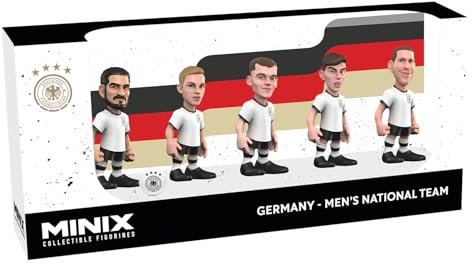 MINIX - DFB Deutschland – Pack mit 5 – PVC-Figuren 7 cm – B (Gundogan/Kimmich/Wirtz/Havertz/Sule)