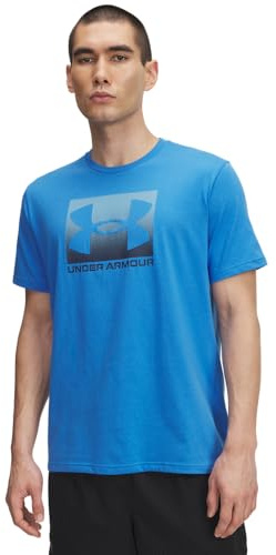 Under Armour Homme Boxed Sports Updated Short Sleeve T-Shirt, Bleu Atlantis/Bleu Cendré, M EU