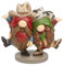 flangairy Western-Cowboy-Cowgirl-Zwerge, Dekoration, 13 x 12 cm, Kunstharz-Figuren, südwestliches Tischregal, Schreibtisch, Innendekoration für Zuhause, Cowboy-Geschenke