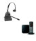 Cleyver - Pack de teléfono inalámbrico CL660+ Auriculares inalámbricos ODHW10, teléfono inalámbrico, Negro
