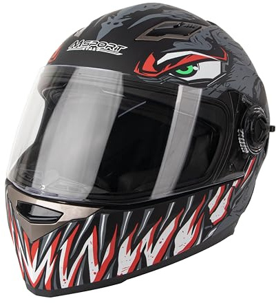 Casco Moto Integrale Omologato ECE con visiera antiappannamento - massima protezione e comfort