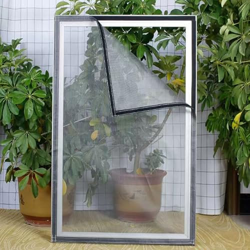 50x150cm Zanzariera Tenda Zanzariera Moschiera Adesiva Strappo Regolabile Universale Per Porta Finestra Balcone Camper Anti Insetti Zanzare Fai Da Te