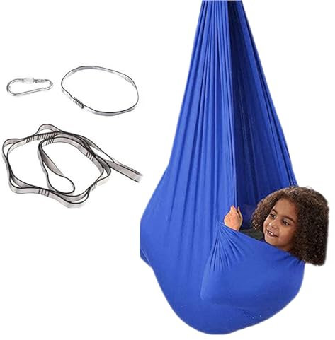 Altalena Sensoriale Per Bambini - Amaca per Yoga Aereo - Altalena Sensoriale Morbida E Portatile Per Camera Da Letto Giardino Asilo Terrazzo Casa Sull'Albero Campeggio Cortile