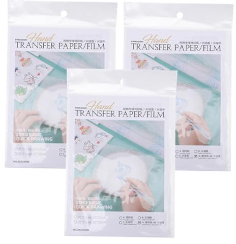 SOIMISS 1 Satz Wasserlösliche Stickfolie Transferpapier für Diy Stickerei Handarbeiten und Applikationen Einfach zu Verwenden für Stoffe