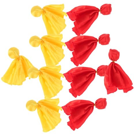 ERINGOGO 10 Stück Teiliges Fußball-schiedsrichter Rot Gelb Robuste und Leichte Wurfflaggen für Strafeinsatz Hohe Sichtbarkeit und Vielseitigkeit bei Fußball- Flag-football