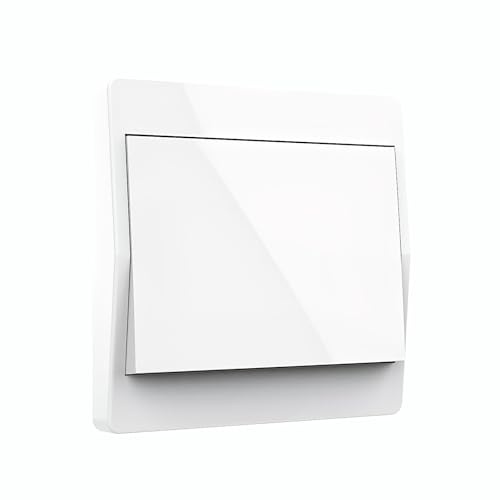 Mengshen Interruttore wireless senza batteria senza bisogno di WiFi per interni ed esterni Telecomando solo con un interruttore a una via