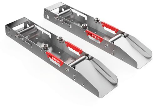 AMSTEIN Profi Kabelabwickler AMR-800 für Kabeltrommeln 500-1400 mm - Bis 800kg Tragkraft - Robuster Trommelabroller Verzinkt mit 3-stufiger Rollenverstellung für Elektroinstallation & Baustelle
