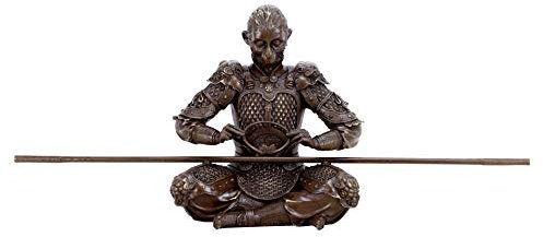Kunst & Ambiente - Sun Wukong Figur - König der Affen - Krieger Skulptur aus Bronze - Die Reise nach Westen - Höhe: 35 cm - Breite: 65 cm - Son Goku Statue