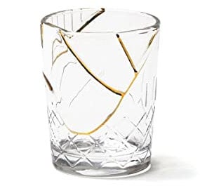 Seletti Kintsugi-N'1 Glass Ø cm.8,2 H. 10