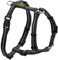 HUNTER TRIPOLI Hundegeschirr, kleine Hunde, Nylon, reflektierend, robust, XS-S, schwarz