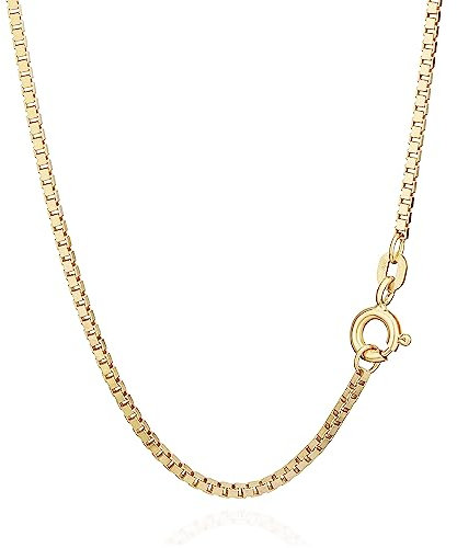 NKlaus 45cm Venezianerkette 585 Gelbgold 14 Karat elegante Halskette filigrante Breite 1,4mm Collier 6,1g schwer 9384