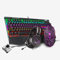 Mechanical Keyboard Mouse Headset Kit Gaming Mouse & Headphones And Wrist Rest For Windows PC Gamers/Computer Desktop (Color : A-Black shaft)