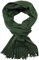 Rotfuchs Strickschal einfarbig modisch 100% Wolle feinstrick (Merino) (180 x 26 cm, grün)