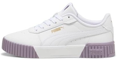 PUMA Carina 2.0, Scarpe da Ginnastica Donna, Puma White Pale Plum Puma Gold, 37 EU