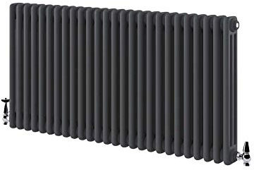 The Bath People 82084 Utopia 600 x 1190mm Triple Horizontal Radiator Anthracite