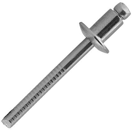 Flachkopf Blindnieten 2,4x4 mm aus Edelstahl A2 (100 Stück) | DIN 7337 - Popnieten - Dornieten - Nieten von MESAROS®