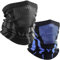 WTACTFUL 2pcs Schlauchschal Winter Halstuch Halswärmer Warm Winddicht Loop Schal Schlauchtuch Halbe Sturmhaube für Ski Motorrad Fahrrad Radsport Herren Damen Blau