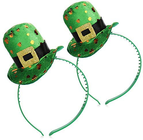 com-four® Leprechaun, Kobold Kostüme zum St. Patricks Day - Outfits und Accessoires für das grüne, irische Fest - Für Fasching, Fastnacht, Karneval, Parade, Motto-Party, Irish Pub (02 Stück - Set13)