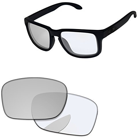 PapaViva Lentes de repuesto para Oakley Holbrook OO9102, Pro+ Eclipse fotocromático