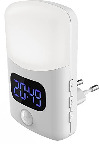 Northpoint LED Nachtlicht mit integriertem Wecker und Bewegungsmelder