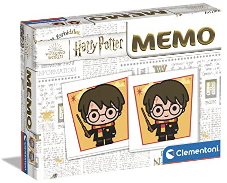 Clementoni - 18126 - Memo Kompakt - Harry Potter - Memo-Spiel, 48 Kartenpaare, Kartenspiel Kinder, Lernspielzeug Ab 4 Jahre, Hergestellt in Italien