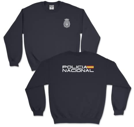 SERPOLICIA Sudadera de la Policia con el Escudo Nuevo. Cuerpon Nacional de Policia. Policia española. Regalo para opositor. Opositor policia. Spanish Police. UIP. UPR. GAC. Zetas Policia.