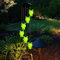 Solar Windspiel Licht Farbwechsel LED Garten Frosch Lampe Wasserdicht Outdoor Dekorativ Romantisch für Patio Yard Garten mit Haken (Frosch-B)