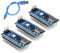 3Pack V3.0 Mainboards,5V 16MHz Mini USB CH340 Mikrochip Micro-Controller Board Entwicklungsboard (mit USB-Kabel)
