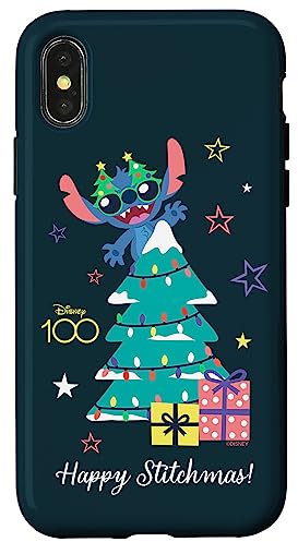 Disney 100 Lilo & Stitch Christmas Happy Stitchmas! Case for iPhone X/XS