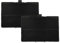 vhbw 2x Aktivkohlefilter kompatibel mit Siemens LZ53451/01, LZ53850/01 Dunstabzugshaube - 31,5 x 21,5 x 2,3 cm