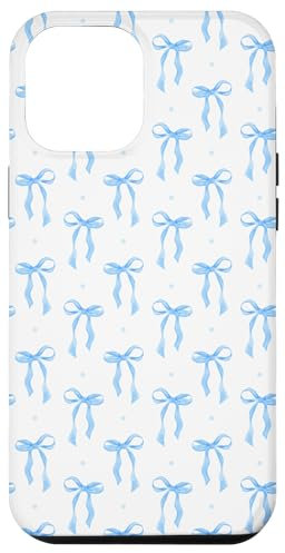 iPhone 14 Pro Max blue bows Case