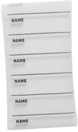 DIYEAH 100stücke Bügeletiketten Für Kleidung Zum Aufbügeln Namensetiketten Waschbar Beschreibbar Für Schultaschen Bettwäsche Diy-nähzubehör