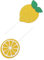 OKUMEYR 24st Zitronen-kuchen-topper Geburtstag Zitrusfrüchte Muffinkuchen Picks Golddekor Party Glitzer-kuchenaufsätze Zitronen-cupcake-topper Cupcake-topper Für Den Sommer Yellow