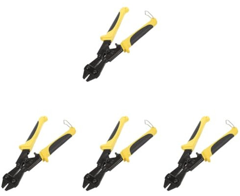 ULTECHNOVO 4stücke Hochleistungs-drahtschneider Aus Ergonomischer Bolzenschneider Mit Kompaktem Design Für Draht Kabel Und Ketten Für Handwerkliche Arbeiten Und Reparaturen