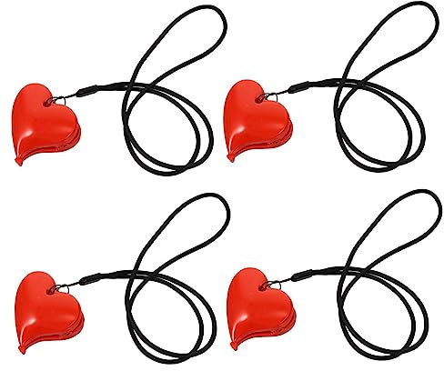 JOINPAYA 2 Sätze Liebe Trolley-clip Wagen Zusammenklappbar Sitz Verschütten Clips Kalt Rassel Babys Schlag Petuniengurke Unten Becher Led Luft Doppelt Riemen Entwöhnung Netz Nylon-seil Rot