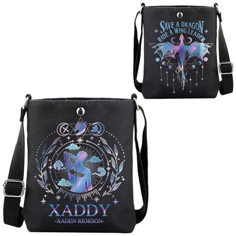 KUIYAI Xaddy Gift, Xaden Riorson Crossbody Bag, Save A Dragon Ride A Wingleader, Bookish Merchandise (save a dragonUK)