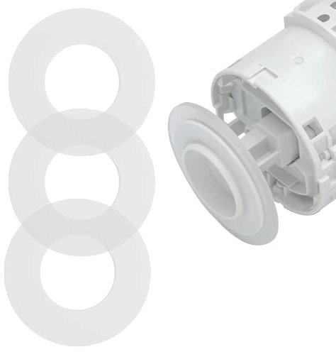 [3PCS] 816.418.00.1 Flush Valve Base Seal Washer for Geberit Flush Valve Seal, Flush Valve Base Sealing Washer Replacement, Seal Ring Silicone Washers Compatible with Ideal Standard Toilet Cistern