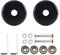 Lahdrhab 55 Mm X 18 Mm ErsatzräDer für GepäCkkoffer, PU-Lenkrollen, Karbonstahllager, ReparatursäTze, Schwarz