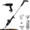 Diserbante Elettrico 3-in-1 - Bruciatore A Fiamma & Pistola Ad Aria Calda 500L/min, 5 Ugelli per Diserbo, Lavori su Tetti E Scioglimento Ghiaccio (Attrezzo da Giardino Resistente)(Black)