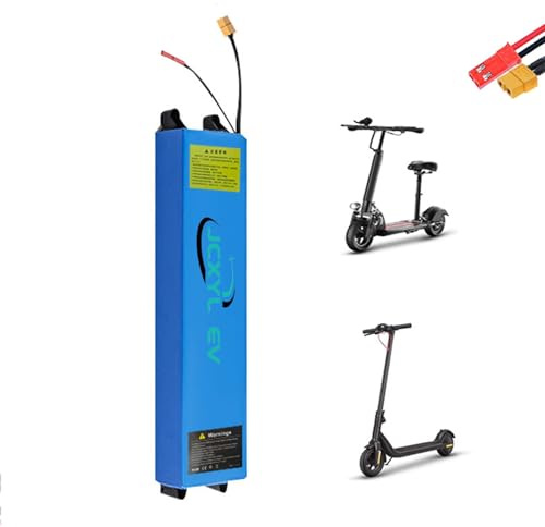 JCXYL EV 36V 6Ah 7.8Ah 10.5Ah Electric Scooter Battery Replacement 36 Volt Lithium Battery Pack for 250W 400W Folding Scooter Motor Kit