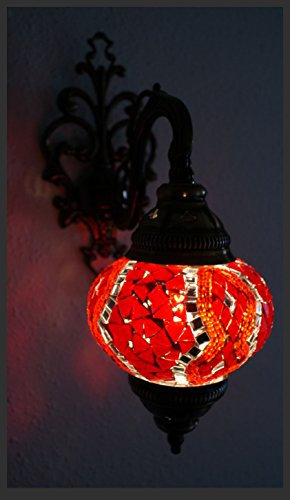 Samarkand - Lights Wandleuchte Mosaiklampe Mosaik Wand Lampe Orientalische Lampe Wandlampe M
