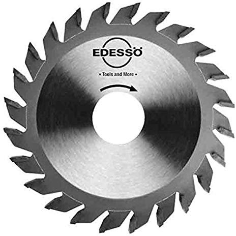 SK-Parts/Edessö Vorritz-Kreissägeblatt Präzision verstellbar 2 tlg. mit Zwischenringen F (Flachzahn) 100x20 mm Z=24F konisch für Holz