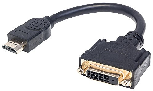 Manhattan Portage - Manhattan iadap hdmi-dvi-002 - cavo adattatore hdmi a dvi-d